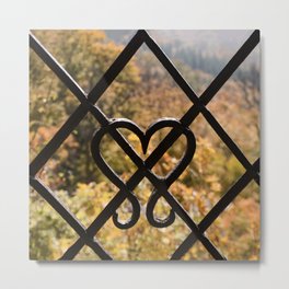 Rusty Heart Metal Print | Digital, Window, Open, Heart, Europe, Color, Abstract, Forest, Love, Photo 