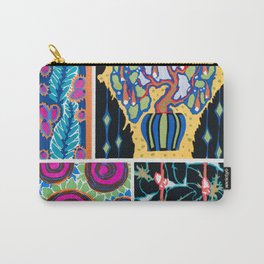 Seguy. Floral colorful background, vintage art deco & art nouveau background, plate no.  (Reproduction) Carry-All Pouch