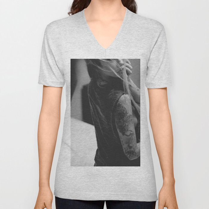 about a girl. V Neck T Shirt