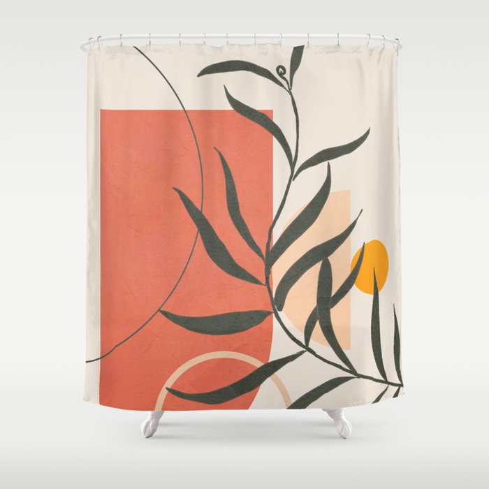 Geometric Modern Art 41 Shower Curtain