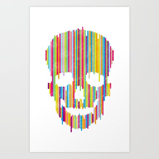 Sʞull Art Print