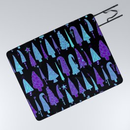 Seussical Trees - Aqua & Purple Picnic Blanket