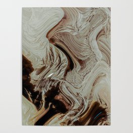 Abstract #4 - Marble X Poster