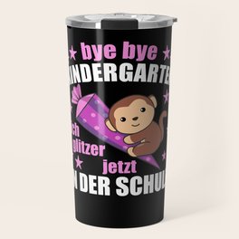 Monkey School Enrolment Kindergarten Travel Mug