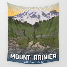 Mount Rainier Wall Tapestry