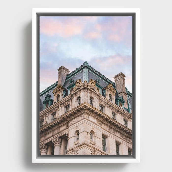 Beautiful Architecture of New York City | Travel Photography in NYC Framed Canvas