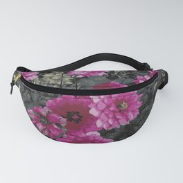 Two Tone Floral Fanny Pack