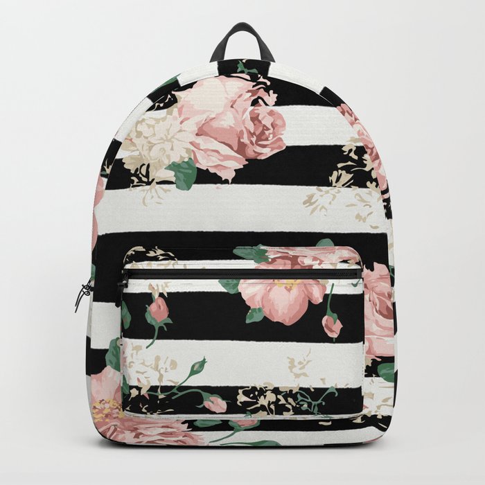 vintage floral backpack