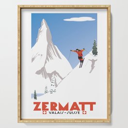 Zermatt, Valais, Switzerland Serving Tray