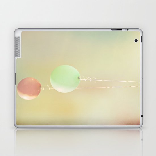 Balloons in Tie-Dyed Sky Laptop & iPad Skin