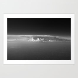 Clouds | Black and White Landscape Photography  Art Print