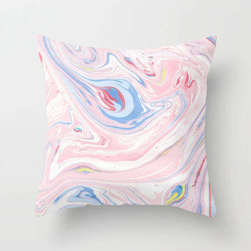 pink blue cushions