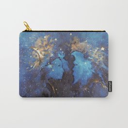 Nebula Lovers - Large Watercolor Carry-All Pouch