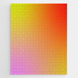 55  Rainbow Gradient Colour Palette 220506 Aura Ombre Valourine Digital Minimalist Art Jigsaw Puzzle