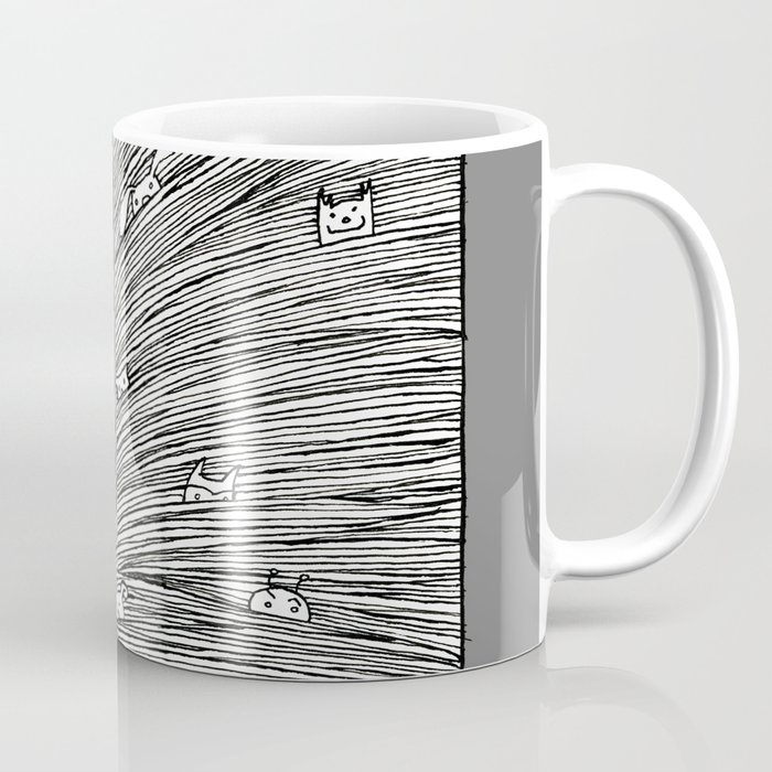 Separated grey Coffee Mug