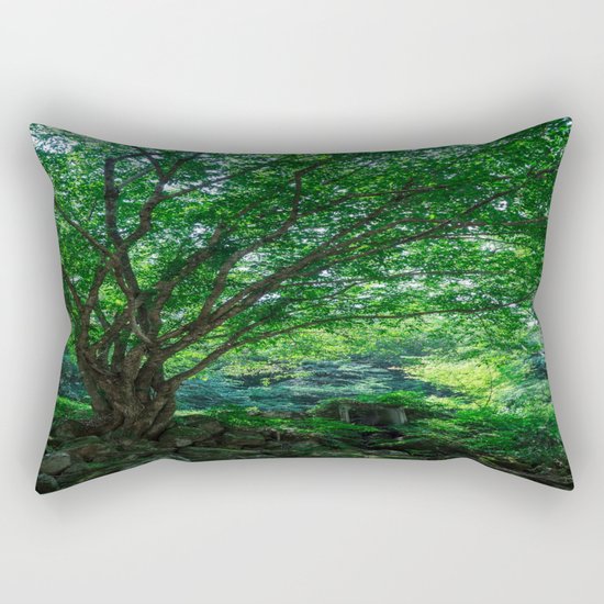 The Greenest Tree Rectangular Pillow