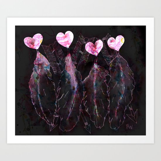 Feathers Art Print