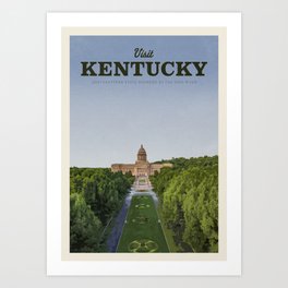 Visit Kentucky Art Print