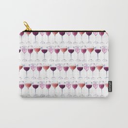 Red Wine Glasses  Carry-All Pouch