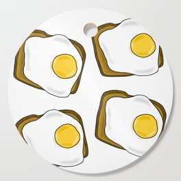 Sunny Side Up Toasts Cutting Board
