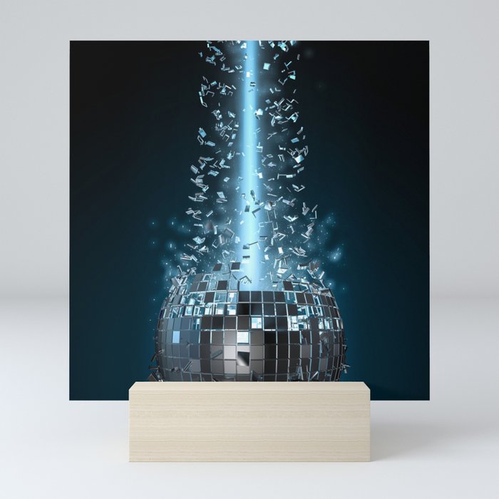 Disco explosion Mini Art Print