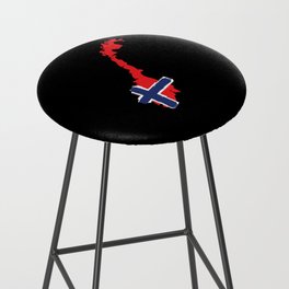 Norway Map Norway Bar Stool