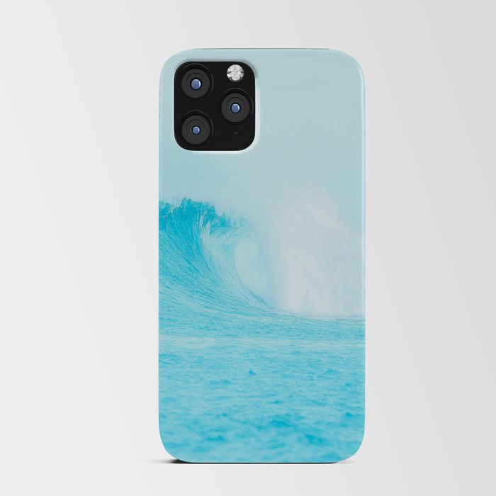 Blue Waves Minimal iPhone Card Case