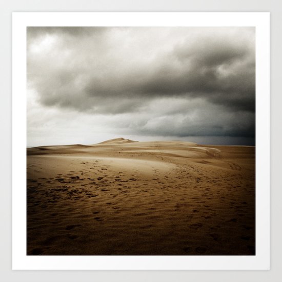 Tempête de Sable Art Print