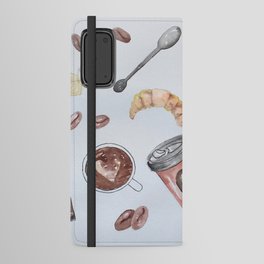 Coffee Coffeemania Coffee Lovers Pattern Android Wallet Case