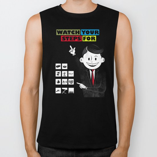 Watch your steps for Biker Tank