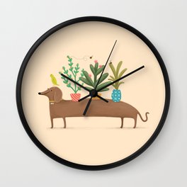 Details about   Dachshund Dog Silhouette 5 Wall Clock 