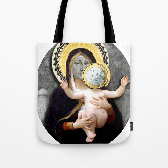 Euronna Madonna Collage Tote Bag