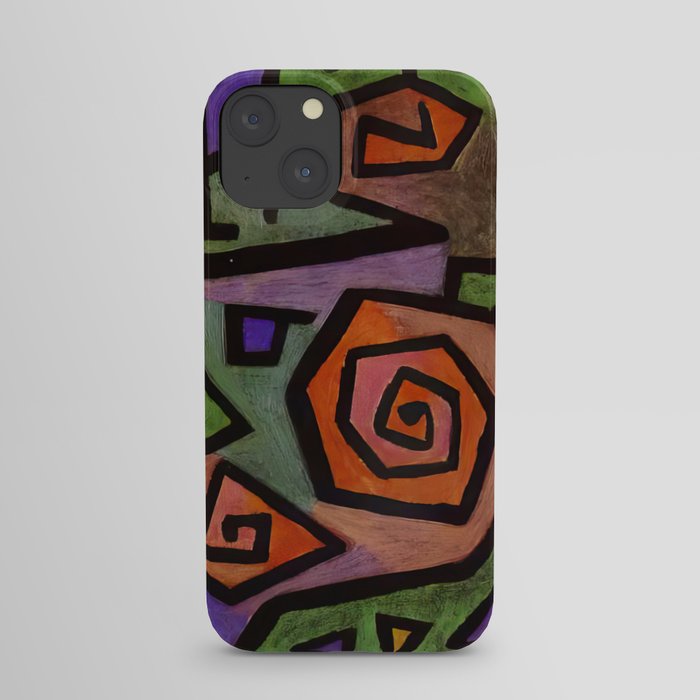 Paul Klee - Heroic Roses iPhone Case