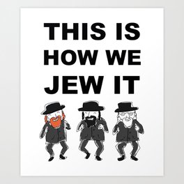 Funny Jewish Shirt | Hanukkah Shirt | Hebrew Shirt T-Shirts Art Print