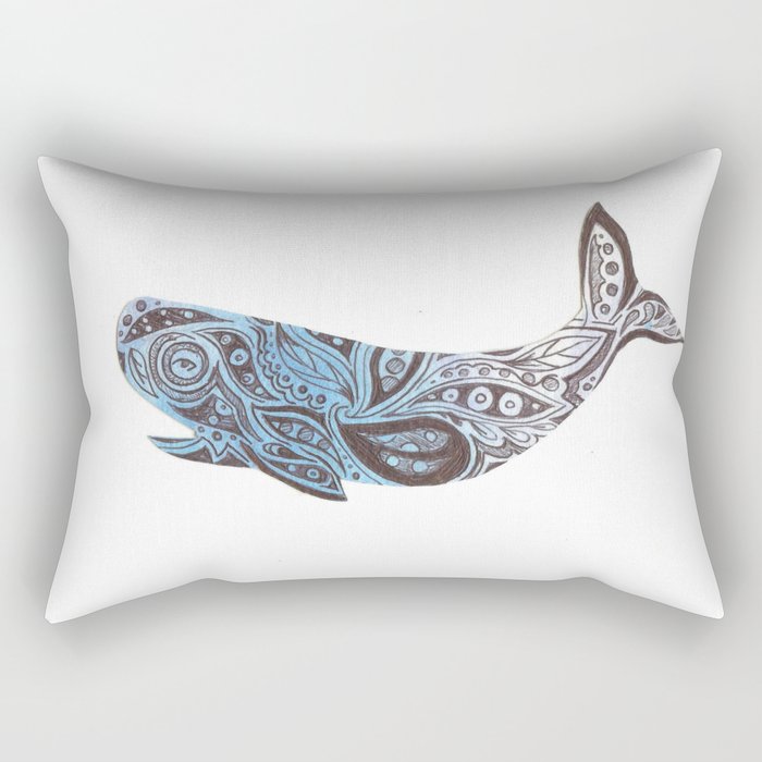 Whale  Rectangular Pillow