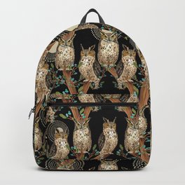 Sparkly Owls Hello Backpack