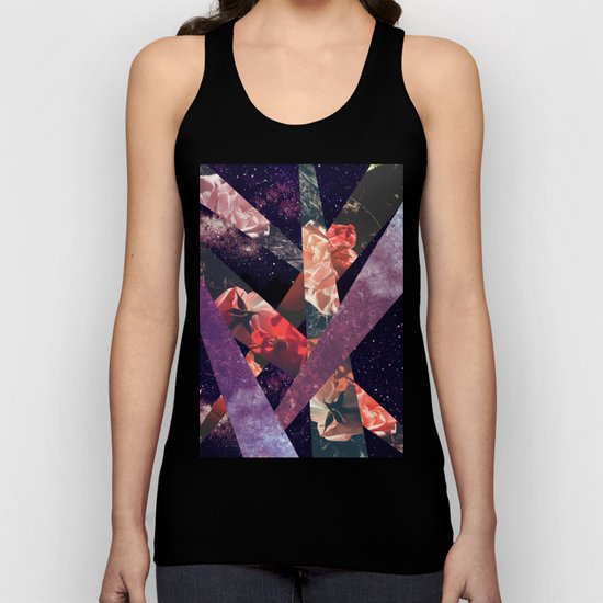 ROSES IN THE GALAXY Unisex Tank Top