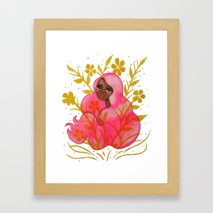 Pink Sunshine Framed Art Print
