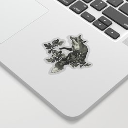 Fox and Fig Sticker