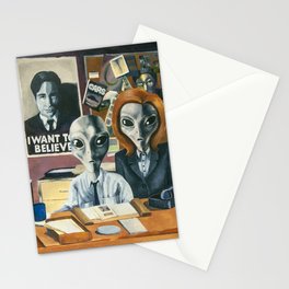 X-Files - Agent Grey Stationery Cards