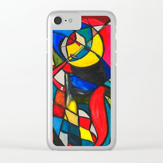 Within the Circle Clear iPhone Case