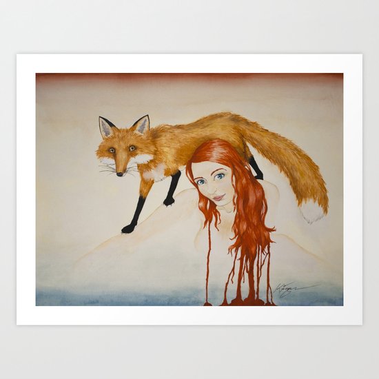 Slink Art Print