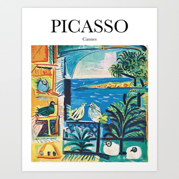 Picasso - Cannes Art Print