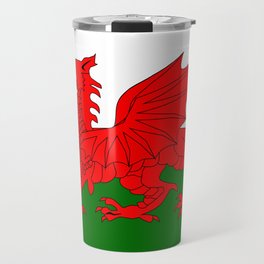 Welsh Dragon Flag Travel Mug