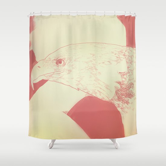 "Once I Was an Eagle" by Justin Hopkins Shower Curtain