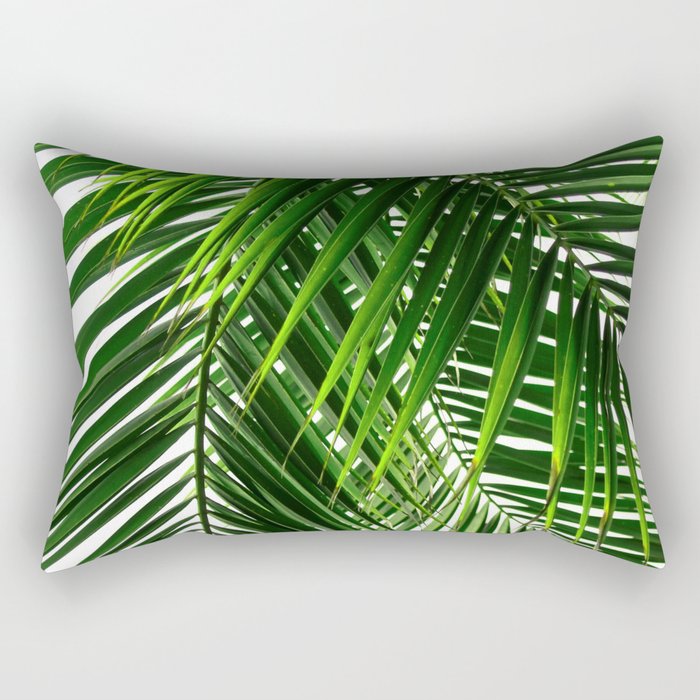 Palm Leaves #3 Rectangular Pillow