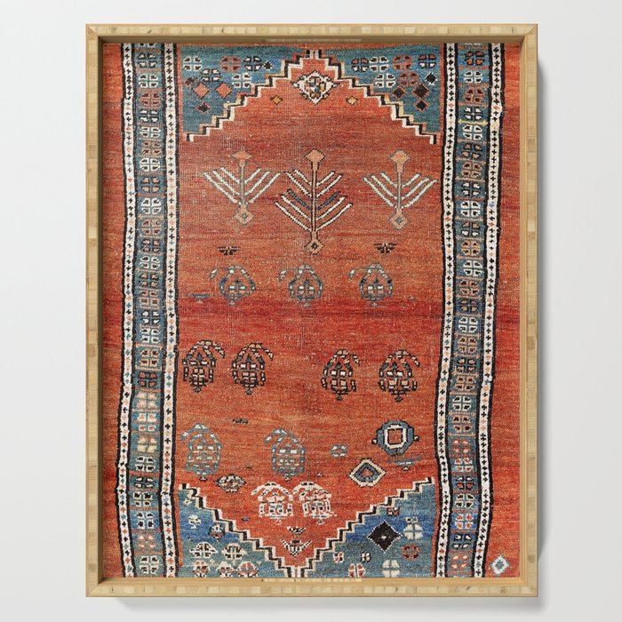 Bakhshaish Azerbaijan Northwest Persian Carpet Print Serving Tray