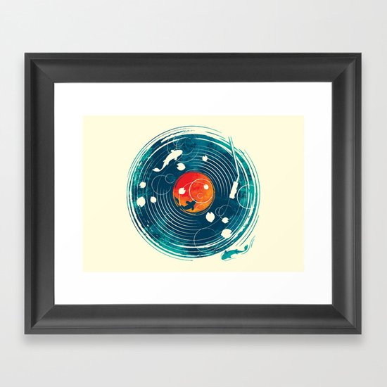 Sound of Water Framed Art Print
