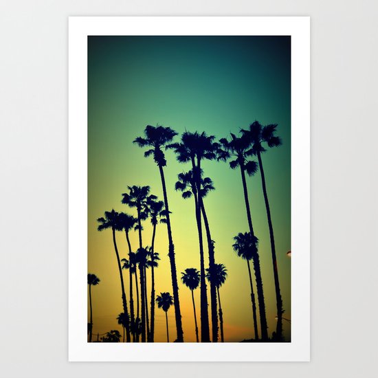 Ocean Blvd Cruisin Art Print