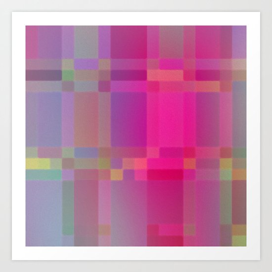 Partial Glow Art Print